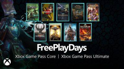 В рамках Free Play Days подписчикам Xbox Game Pass Core и Ultimate доступны девять игр популярной серии Warhammer - gagadget.com - Microsoft