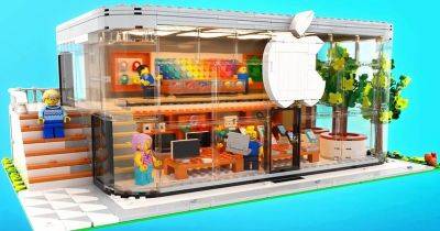 Lego - iMac G3, iPod, AirPods и Apple Vision Pro: Фанат создал модель Lego Apple Store (фото) - gagadget.com