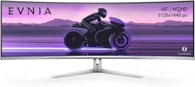 Philips представила игровой 49-дюймовый изогнутый монитор с экраном QD-OLED на 240 Гц и ценой в $1499 - gagadget.com