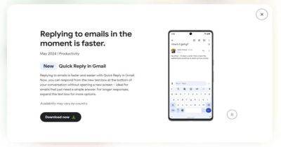 Google представила новую функцию быстрого ответа в Gmail для Android - gagadget.com