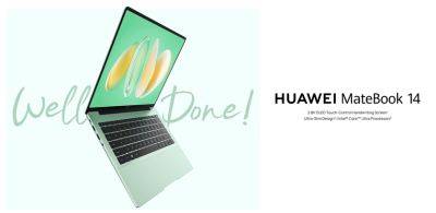 Huawei MateBook 14 (2024): тонкий корпус, OLED-дисплей на 120 Гц и процессоры Intel Core Ultra по цене от €1099 - gagadget.com