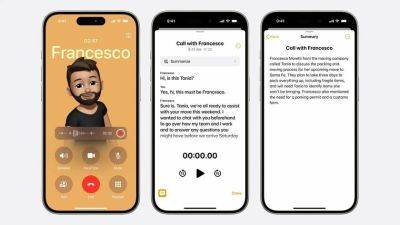Apple на WWDC 2024 представила живую запись и транскрипцию звонков для iPhone 15 Pro и более новых моделей - gagadget.com
