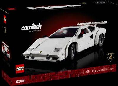 Lego - Lego превратили суперкар Lamborghini Countach в конструктор - chudo.tech - Новости