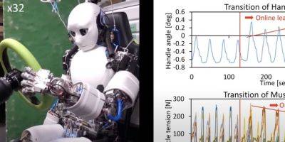 Посмотрите, как человекоподобный робот управляет автомобилем - tech.onliner.by - Токио