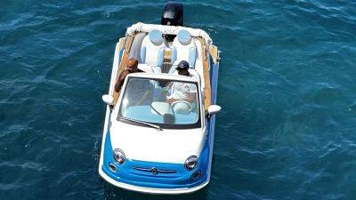 В Италии замечен катер с кузовом Fiat 500 - chudo.tech - Италия - Новости