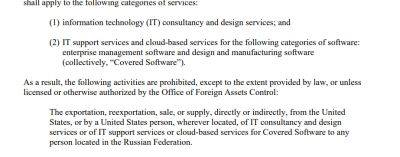 С 12 сентября США запретило предоставлять любые IT-услуги в Россию. Или нет - habr.com - Россия - США - Вашингтон