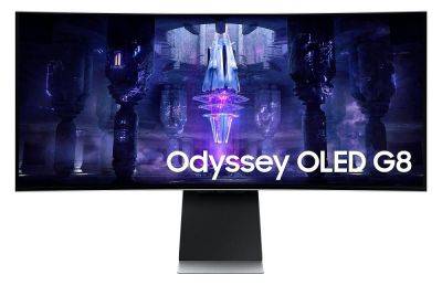 Samsung выпустила 34-дюймовый игровой монитор Odyssey OLED G8 - ilenta.com - Франция