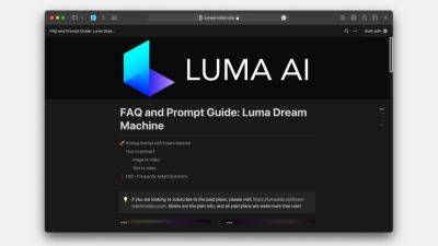 daniilshat - Разработчики Luma AI выпустили официальное руководство по составлению запросов для Dream Machine - habr.com