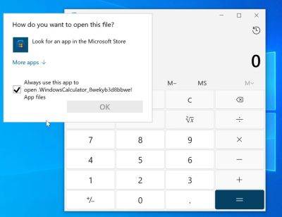 denis19 - Microsoft предупредила об ошибке, из-за которой приложения Windows 10 отображают диалоговое окно «Открыть с помощью» - habr.com - Microsoft