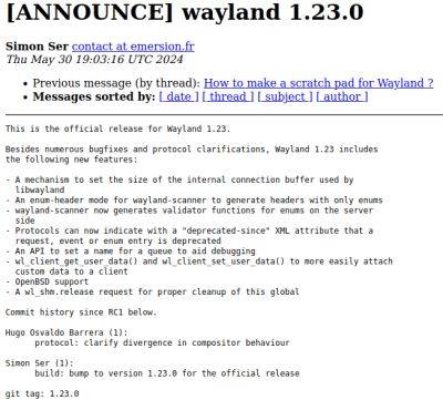denis19 - Релиз Wayland 1.23 - habr.com