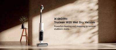 Xiaomi представила на глобальном рынке Truclean W20 Wet Dry Vacuum с функциями влажной уборки и самоочистки - gagadget.com