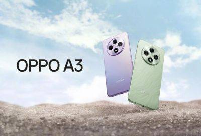 OPPO A3: AMOLED-дисплей на 120 Гц, процессор Snapdragon 695, до 12 ГБ ОЗУ, защита IP65 и цена от $219 - gagadget.com - Китай