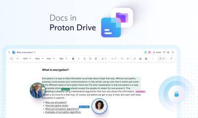 maybeelf - Proton запустил бесплатную и приватную альтернативу Google Docs - habr.com