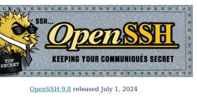 denis19 - Релиз OpenSSH 9.8 - habr.com