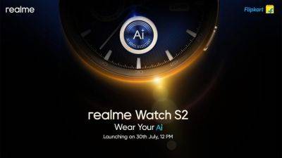 Официально: realme Watch S2 с поддержкой ChatGPT дебютируют 30 июля - gagadget.com