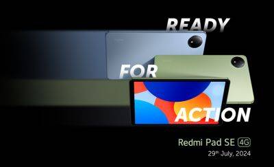 Официально: Xiaomi 29 июля представит планшет Redmi Pad SE 4G - gagadget.com - Индия