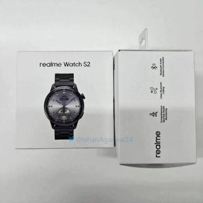Утечка дизайна Realme Watch S2 перед запуском - hitechexpert.top - Индия