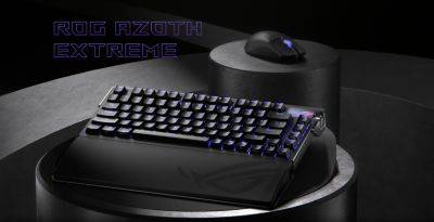 Asus анонсировала новую клавиатуру ROG Azoth Extreme по цене видеокарты RTX 4070 - gagadget.com