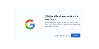 Ссылки Google goo․gl перестанут работать в августе 2025 года - gagadget.com