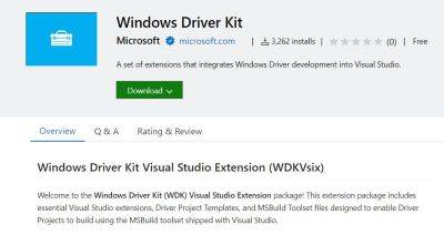 maybeelf - Microsoft улучшит драйверы Windows с помощью WDK NuGet и с установщиками ISO и MSI - habr.com - Microsoft