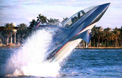 В Новой Зеландии показали испытание гибридной лодки в форме акулы - chudo.tech - Новая Зеландия - Новости