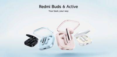 Redmi Buds 6 Active с драйверами на 14.2 мм, Bluetooth 5.4 и защитой IPX4 дебютировали на глобальном рынке - gagadget.com