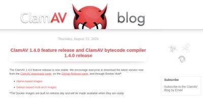 denis19 - Cisco представила выпуск свободного антивирусного инструментария ClamAV 1.4.0 - habr.com