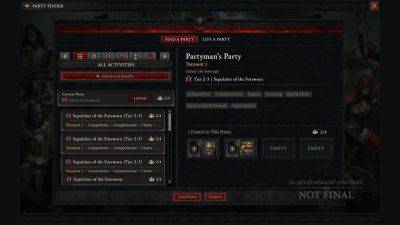 В Diablo IV вместе с Season 6 появится функция поиска игроков в вашу группу Party Finder - gagadget.com