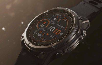 Представлены умные часы Garmin Fenix 8 и Fenix 8 Solar - ilenta.com