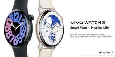 Vivo презентует Vivo Watch 3 с BlueOS: часы с продолжительностью работы до 16 дней - gagadget.com - Китай - Филиппины
