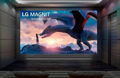 LG выпустила 134-дюймовый телевизор Magnit Active Micro LED TV - ilenta.com - Южная Корея