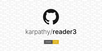 cognitronn - Reader3: Андрей Карпаты выпустил легковесную читалку для книг с интеграцией LLM - habr.com