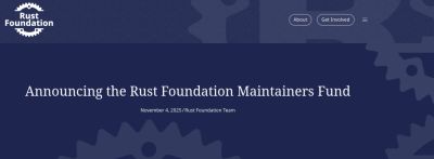 denis19 - Rust Foundation представил инициативу Maintainers Fund для финансирования разработчиков и сопровождающих проекта Rust - habr.com - Microsoft