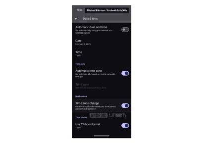 maybeelf - Android 16 получит уведомления об изменении часового пояса - habr.com