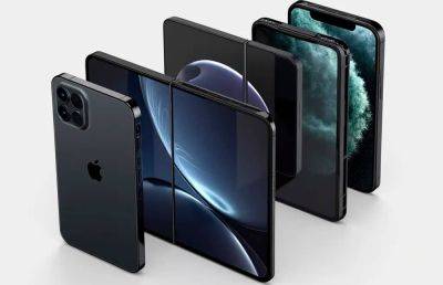 Apple работает над складным iPhone в форме «книжки» - ilenta.com