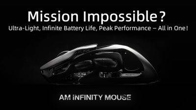denis19 - Angry Miao представила очень лёгкую беспроводную мышку AM Infinity Mouse с бесконечной «батареей» - habr.com