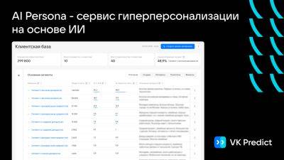 denis19 - VK запустила ИИ-сервис для маркетологов AI Persona - habr.com