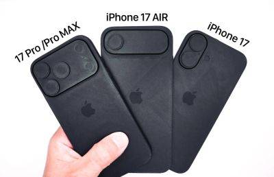 Опубликовано видео, демонстрирующее макеты смартфонов серии iPhone 17 - ilenta.com