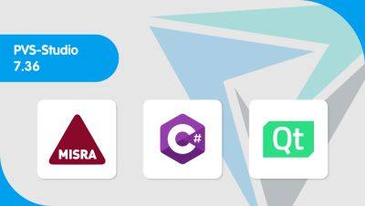 PVS-Studio 7.36: расширение поддержки MISRA, плагин для Qt Creator 16, расширение пользовательских аннотаций в C# - habr.com