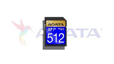 ADATA представляет первую в мире карту памяти SD Express 8.0, которая имеет скорость чтения 1600 МБ/с - gagadget.com