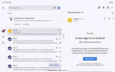 Gmail на планшетах Android имеет настраиваемый макет - hitechexpert.top