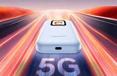 Представлен мобильный маршрутизатор Lenovo Xiaoxin 5G Mobile WiFi - ilenta.com - Китай