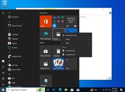 daryakiwi - Microsoft случайно сломала меню «Пуск» в Windows 10 и исправила это - habr.com - Microsoft