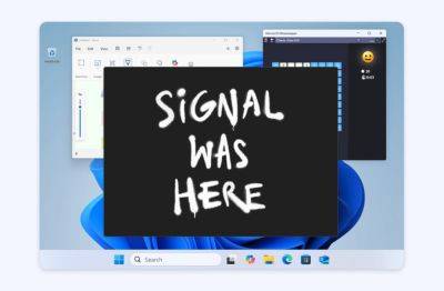 daryakiwi - Мессенджер Signal защитил чаты от создания скриншотов, заблокировав Recall в Windows 11 - habr.com - Microsoft