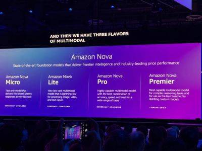 dilnaz04 - Amazon запускает Nova Premier — свою самую мощную на сегодняшний день AI-модель - habr.com