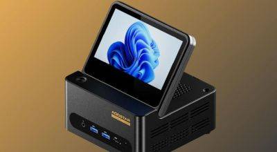 Представлен Aoostar G-FLIP — необычный мини-PC со встроенным сенсорным экраном, огромной производительностью и невероятно компактным корпусом - gagadget.com - Китай