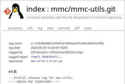 denis19 - Релиз mmc-utils 1.0 для управления хранилищем на базе карт памяти MMC и SD в Linux - habr.com