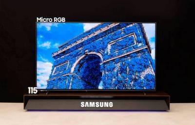 Samsung выпустила первый в мире телевизор с технологией Micro RGB - ilenta.com