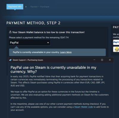 AnnieBronson - С июля покупки в Steam через PayPal доступны в евро, фунтах, иенах, канадских и австралийских долларах и долларах США - habr.com - США