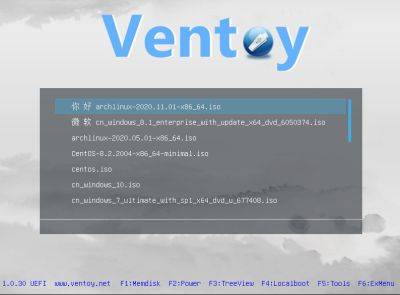 denis19 - Релиз открытого проекта Ventoy 1.1.06 и почти сразу 1.1.07 для создания мультизагрузочной флешки - habr.com